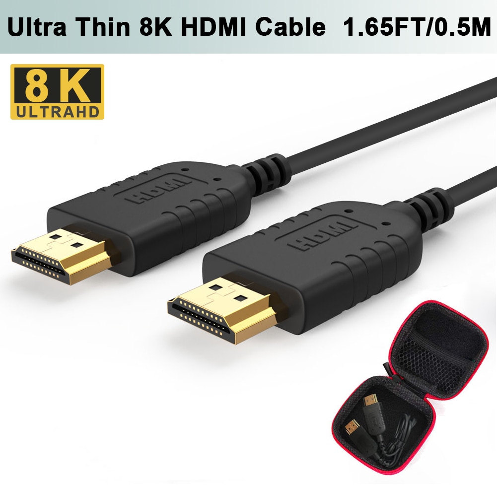 ʹ HDMI ̺ 48Gbps 1.65FT 0.5M 8K @ 60Hz  ..
